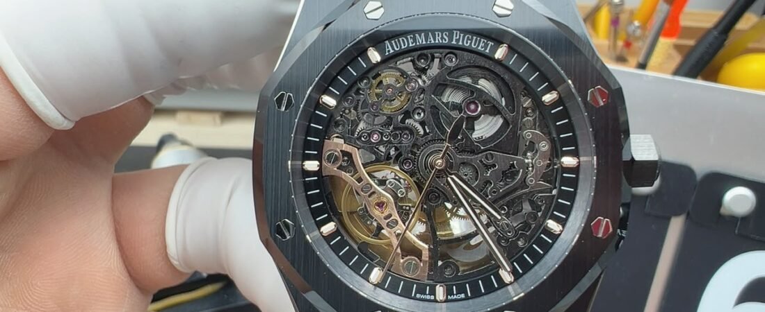 THB Factory AP Royal Oak 15416 V2 – Black Ceramic Openworked Guide